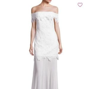 Self-Portrait Off Shoulder Lace Dress Bridal